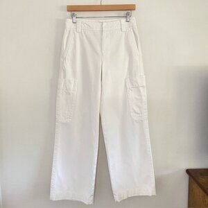 Vince Utility Cotton Twill Cargo Pants - White - 00